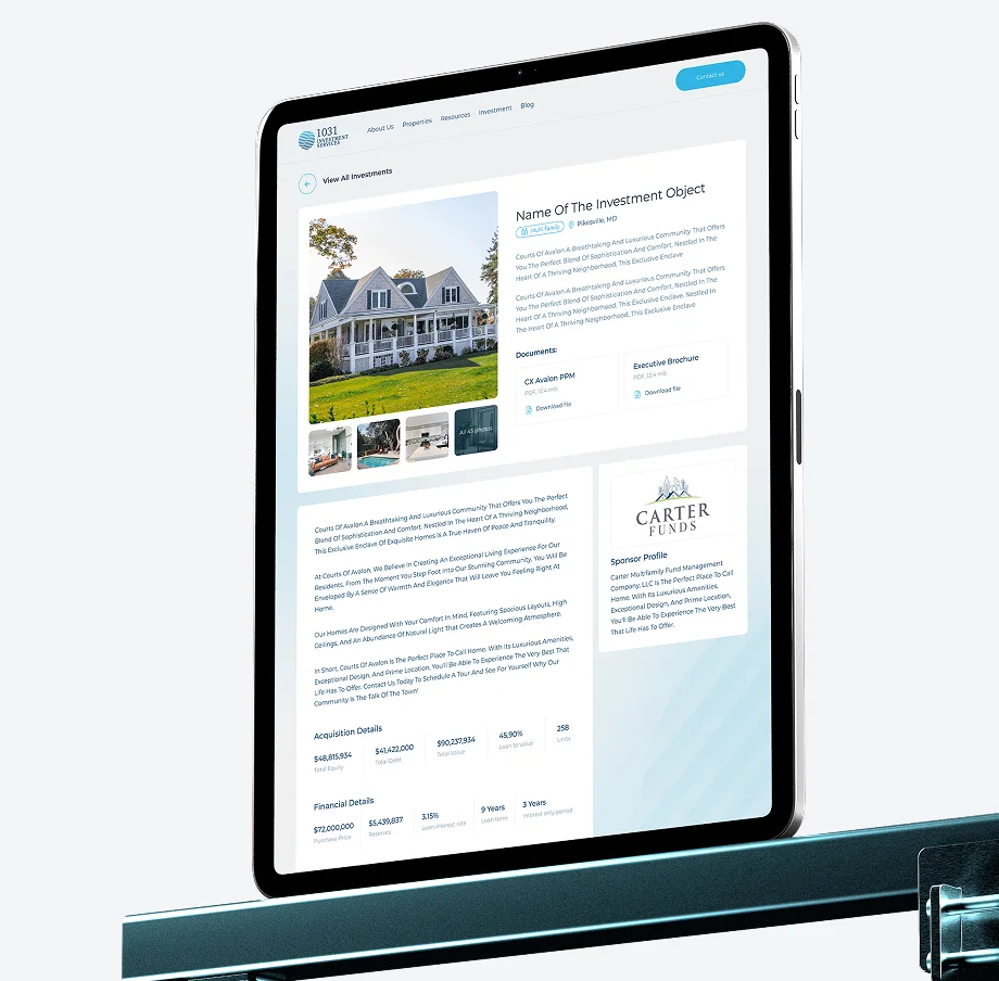 1031 Investment Services — Mobile