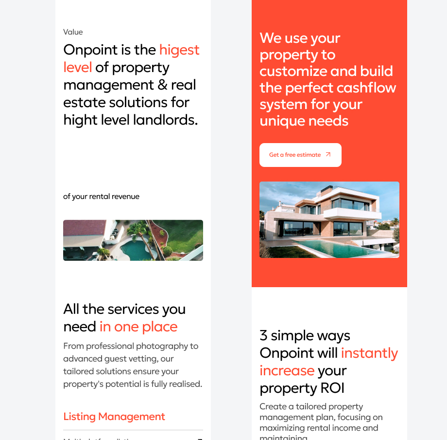 Onpoint Estate — Convert